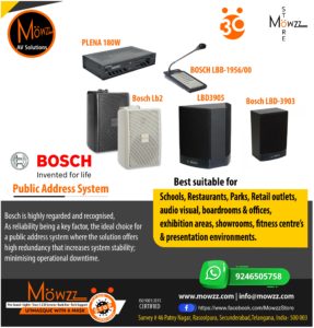 Mowzz Store 2021 Bosch PA